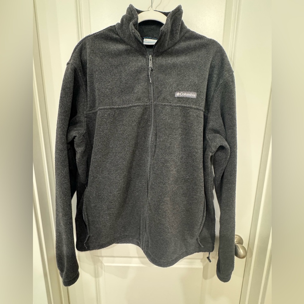 Columbia Men's Charcoal Zip-Up Sweater